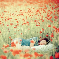 Dream woman garden