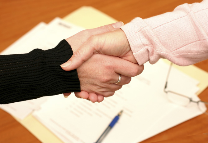 HAndshake web simple